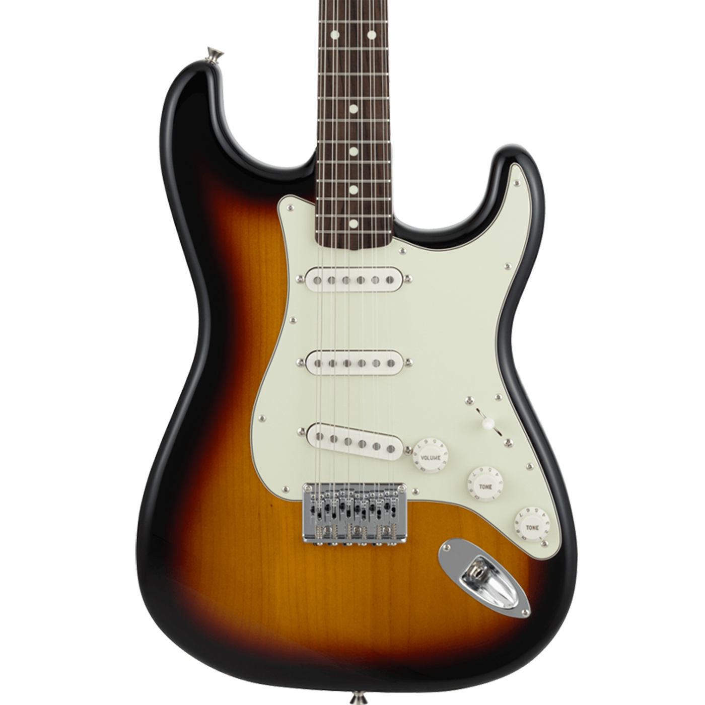 Fender Made In Japan Ltd. Edition Strat XII (Rosewood, 3-Tone Sunburst)