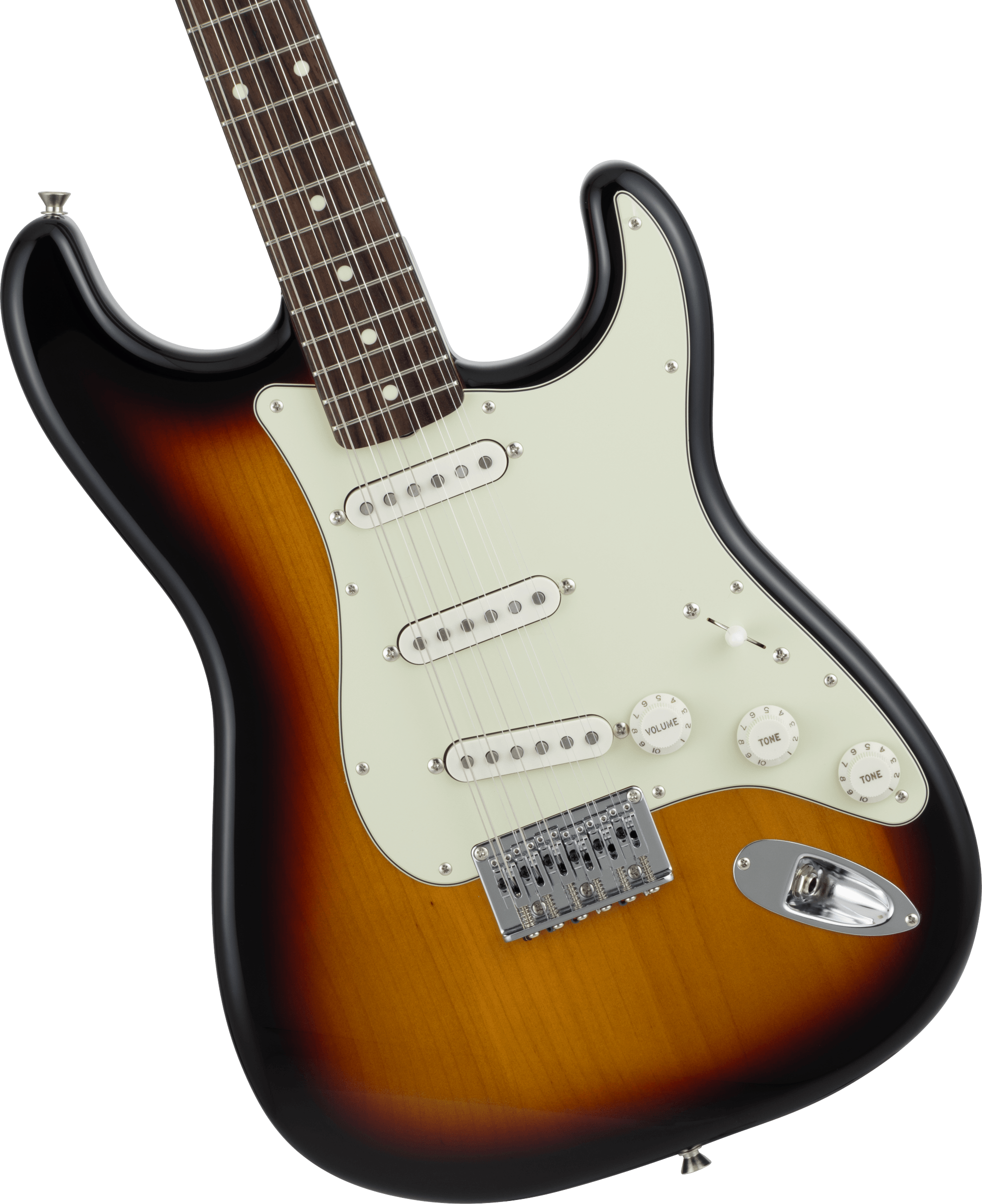 Fender Made In Japan Ltd. Edition Strat XII (Rosewood, 3-Tone Sunburst)