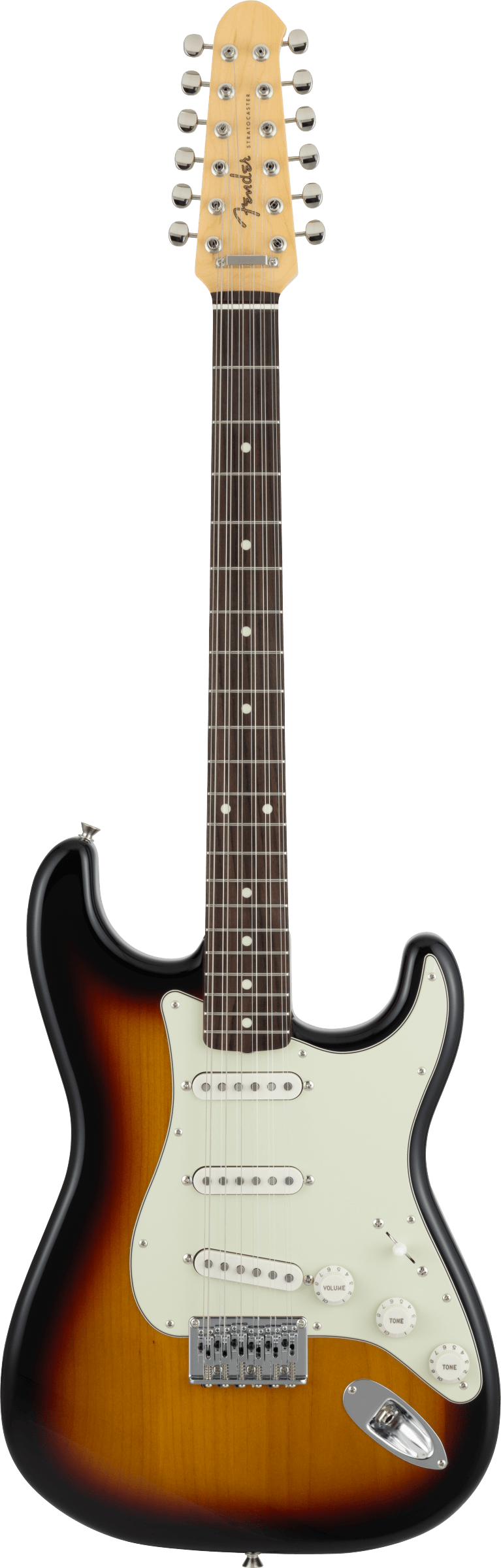 Fender Made In Japan Ltd. Edition Strat XII (Rosewood, 3-Tone Sunburst)