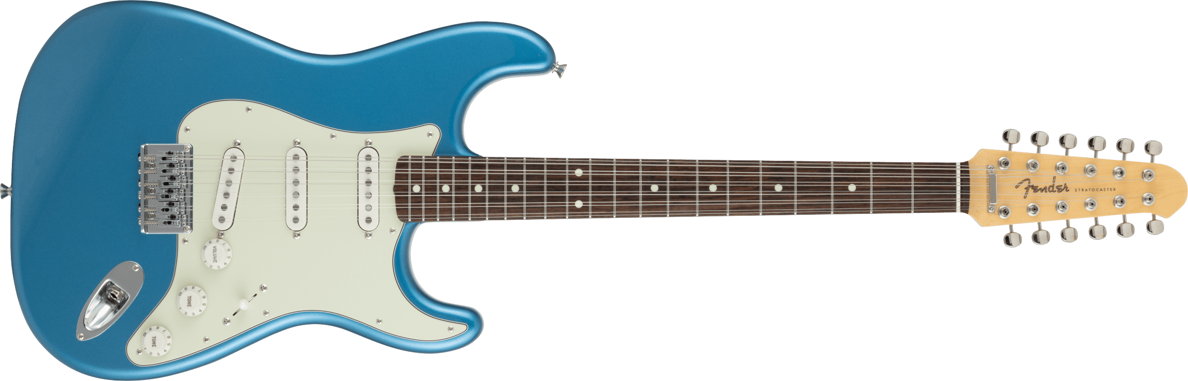 Fender Made In Japan Ltd. Edition Strat XII (Rosewood, Lake Placid Blue)