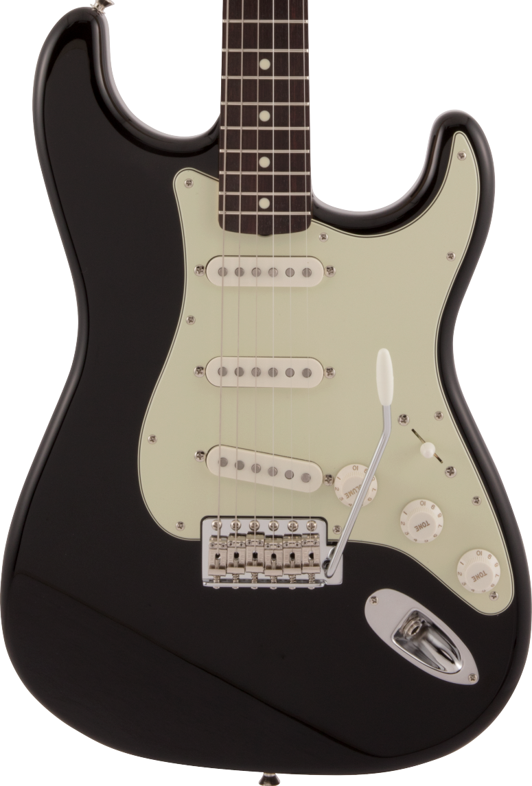 Fender Made in Japan Traditional 60s Stratocaster (Rosewood Fingerboard, Black)