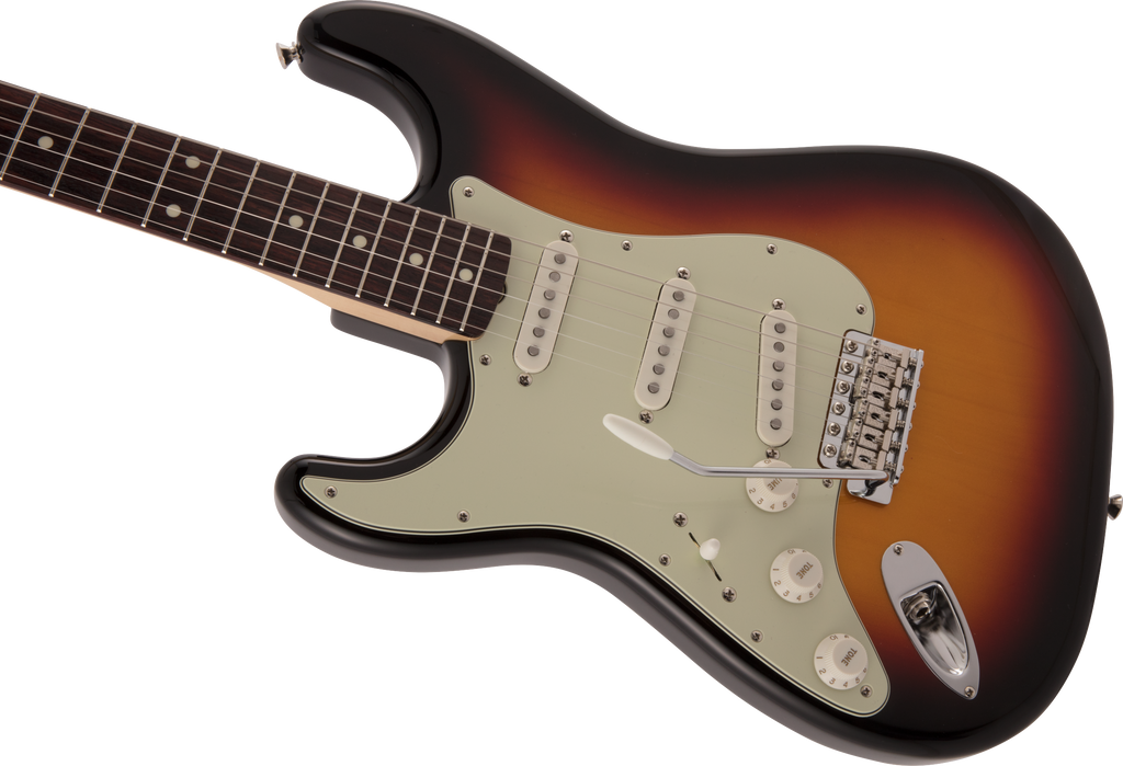 Fender Made in Japan Traditional 60s Stratocaster Left-Handed (Rosewood Fingerboard, 3-Color Sunburst)