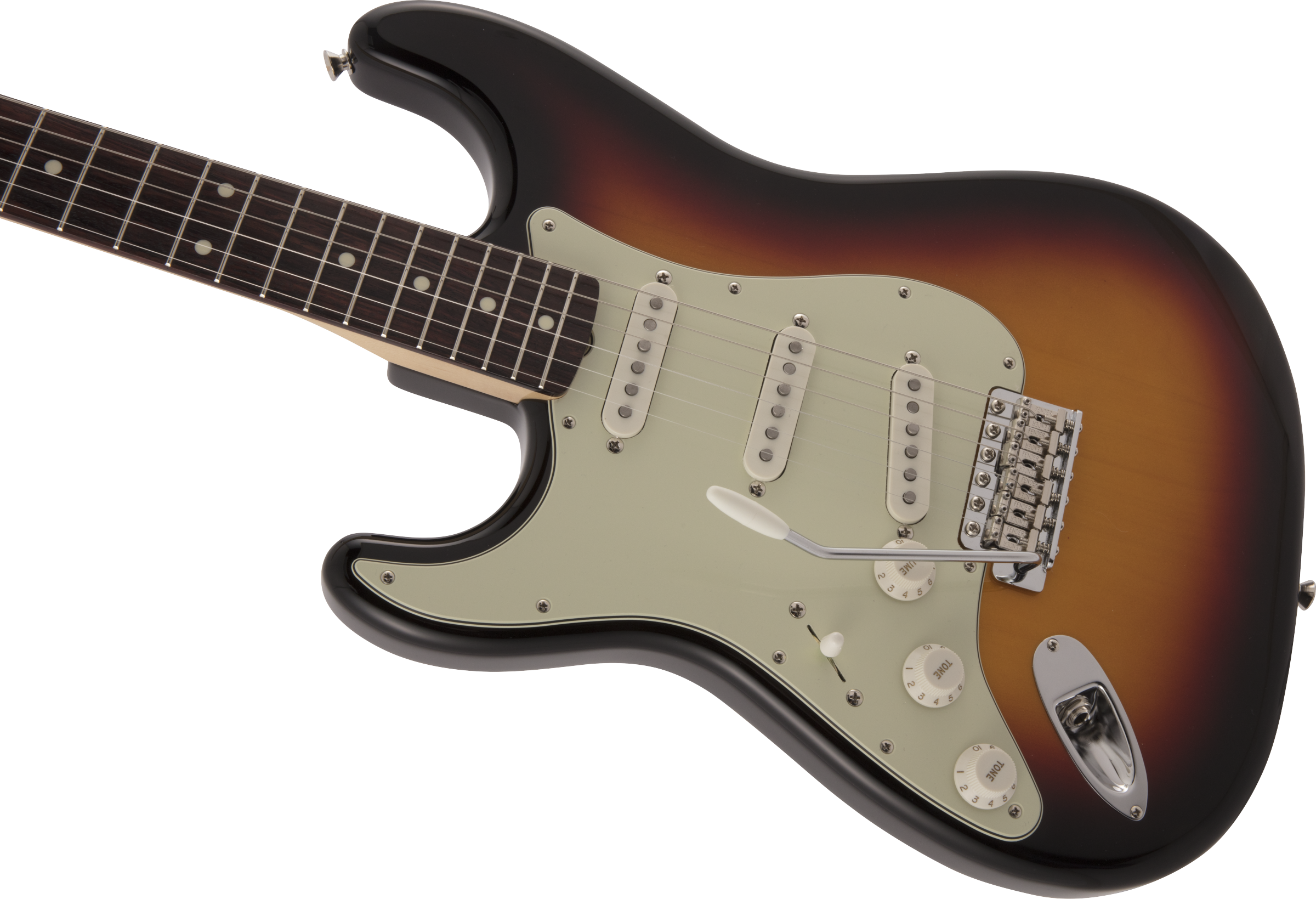 Fender Made in Japan Traditional 60s Stratocaster Left-Handed (Rosewood Fingerboard, 3-Color Sunburst)