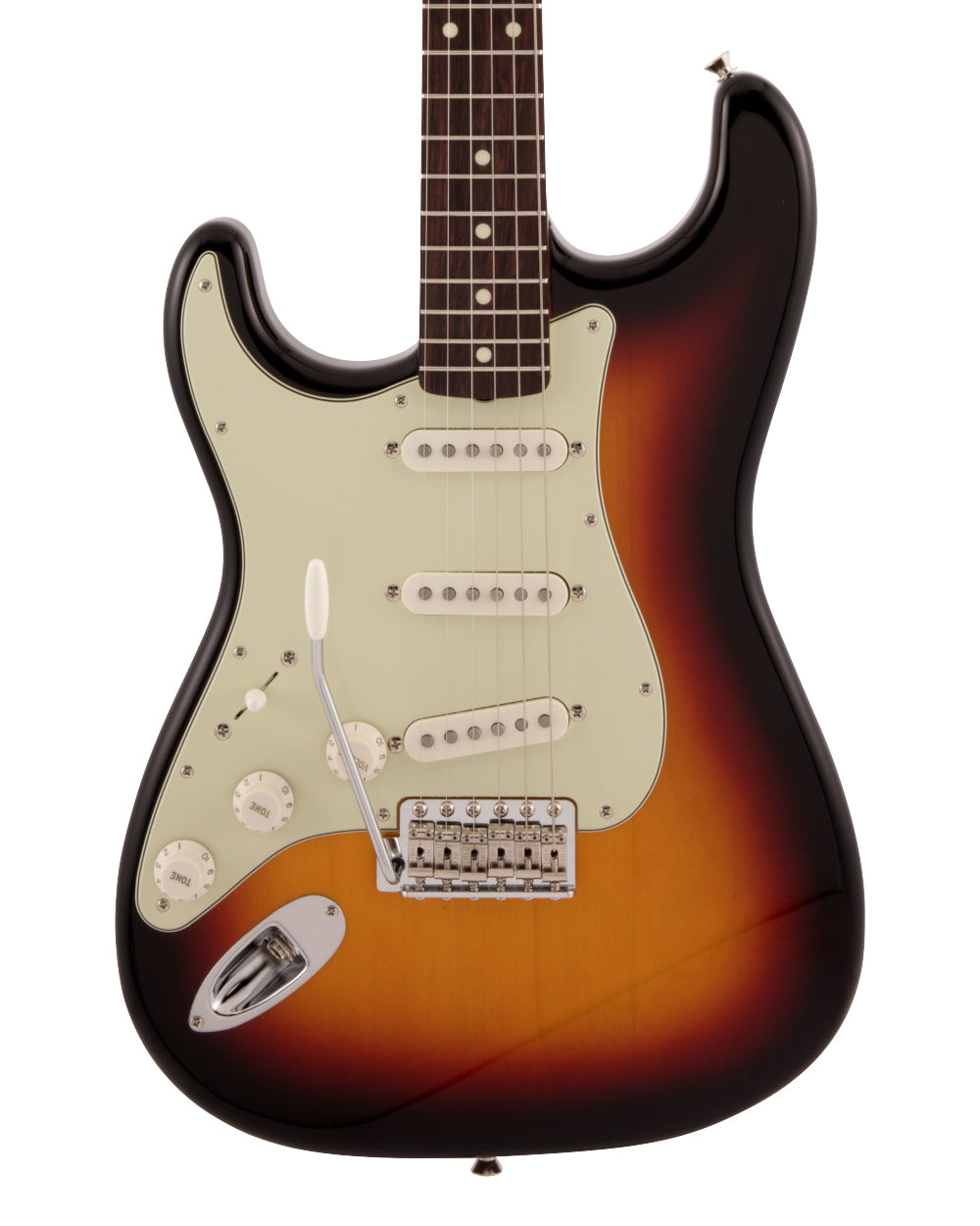 Fender Made in Japan Traditional 60s Stratocaster Left-Handed (Rosewood Fingerboard, 3-Color Sunburst)