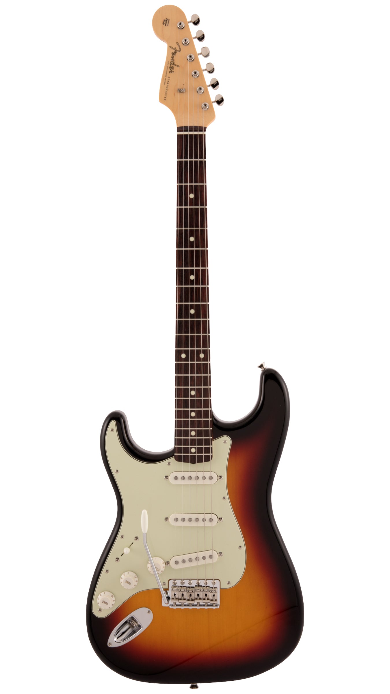 Fender Made in Japan Traditional 60s Stratocaster Left-Handed (Rosewood Fingerboard, 3-Color Sunburst)