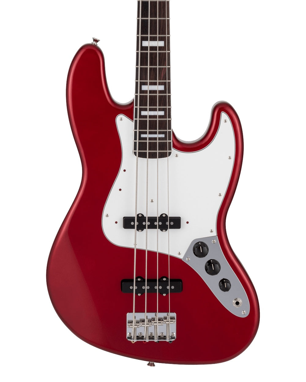 Fender Made in Japan Traditional 70s Jazz Bass (Rosewood Fingerboard, Candy Apple Red)