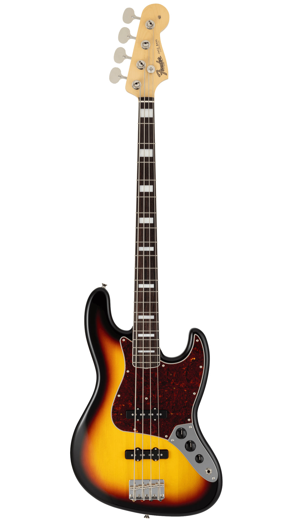 Fender Made in Japan Traditional Late 60s Jazz Bass (Rosewood Fingerboard, 3-Color Sunburst)
