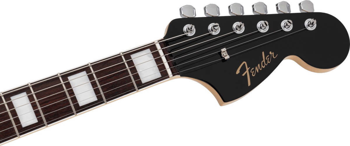 Fender Made in Japan Traditional Late 60s Jaguar (Rosewood Fingerboard, Black)