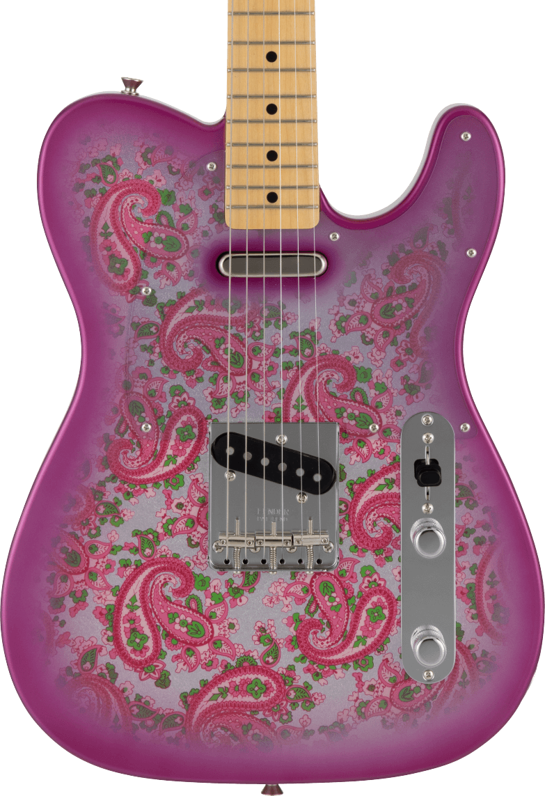 Fender Made in Japan Limited Telecaster, Maple Fingerboard, Pink Paisley