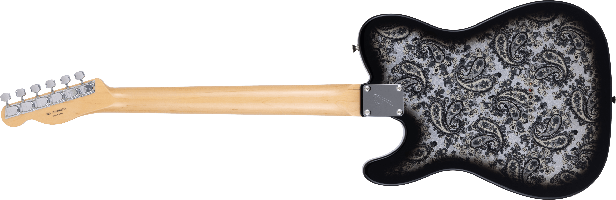 Fender Made in Japan Limited Telecaster, Maple Fingerboard, Black Paisley