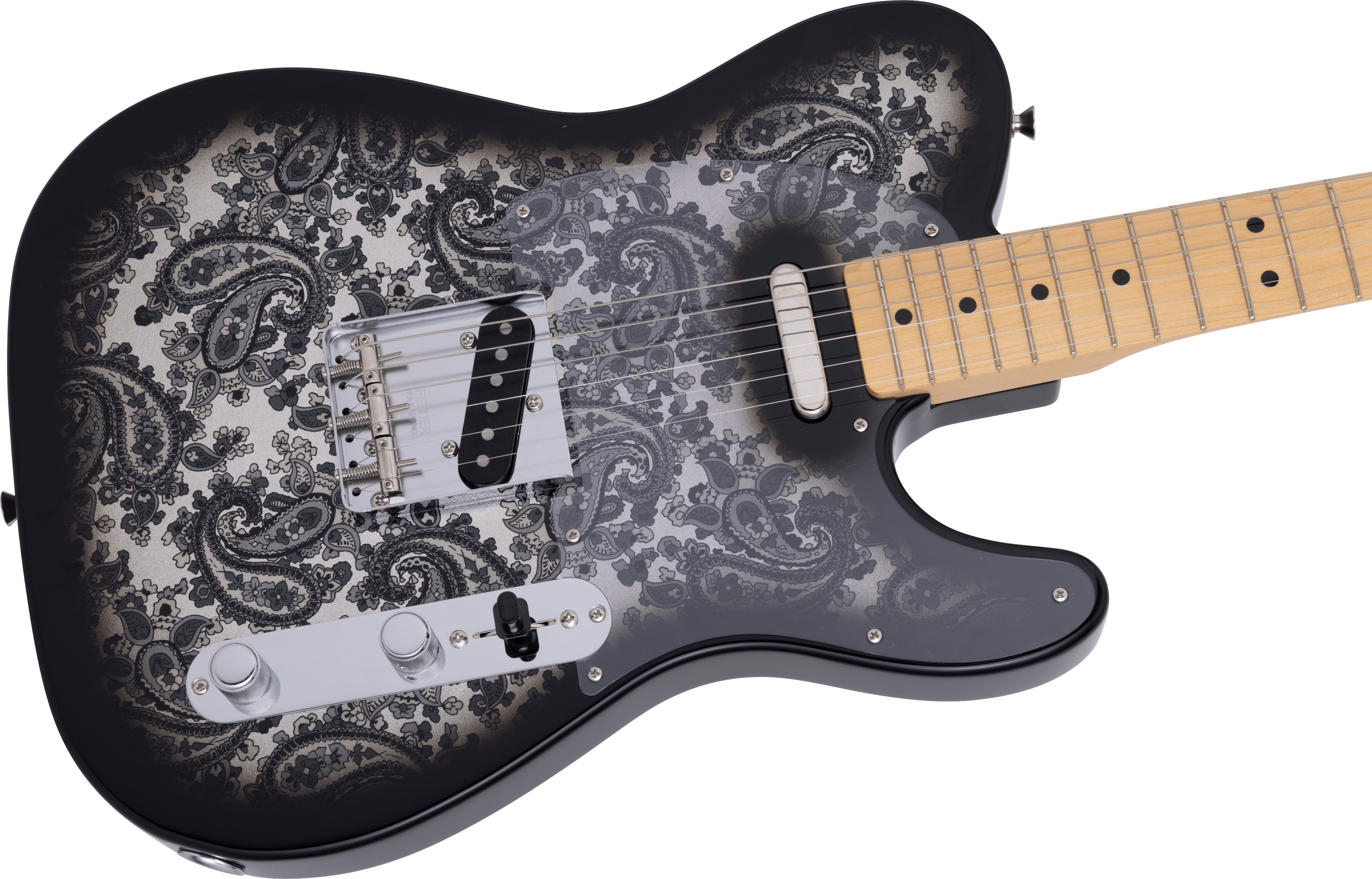 Fender Made in Japan Limited Telecaster, Maple Fingerboard, Black Paisley