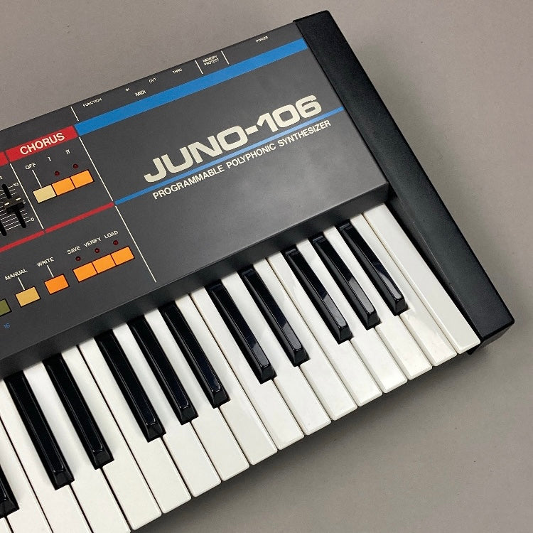 c1980s Roland Juno 106 Analog Polyphonic Synthesizer (Japan, OHSC)