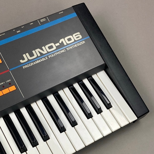 c1980s Roland Juno 106 Analog Polyphonic Synthesizer (Japan, OHSC)