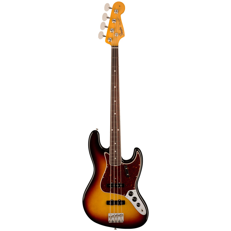 American Vintage II 1966 Jazz Bass (Rosewood Fingerboard, 3-Color Sunburst)