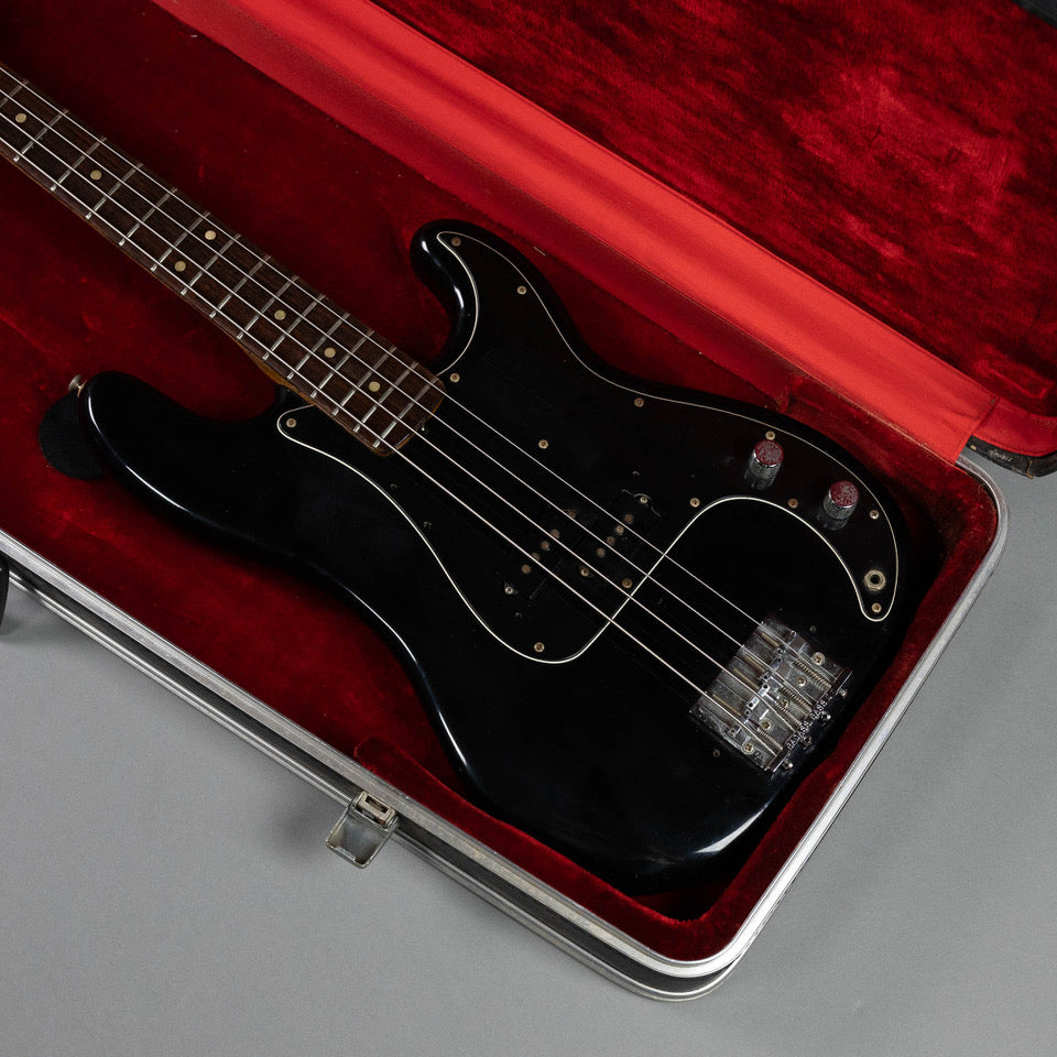 1973 Fender Precision Bass (USA, Black, HSC)