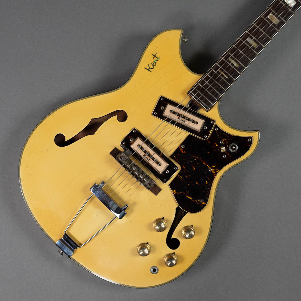 c1960s Kent 820 Semi Hollowbody (Japan, Blonde, HSC)