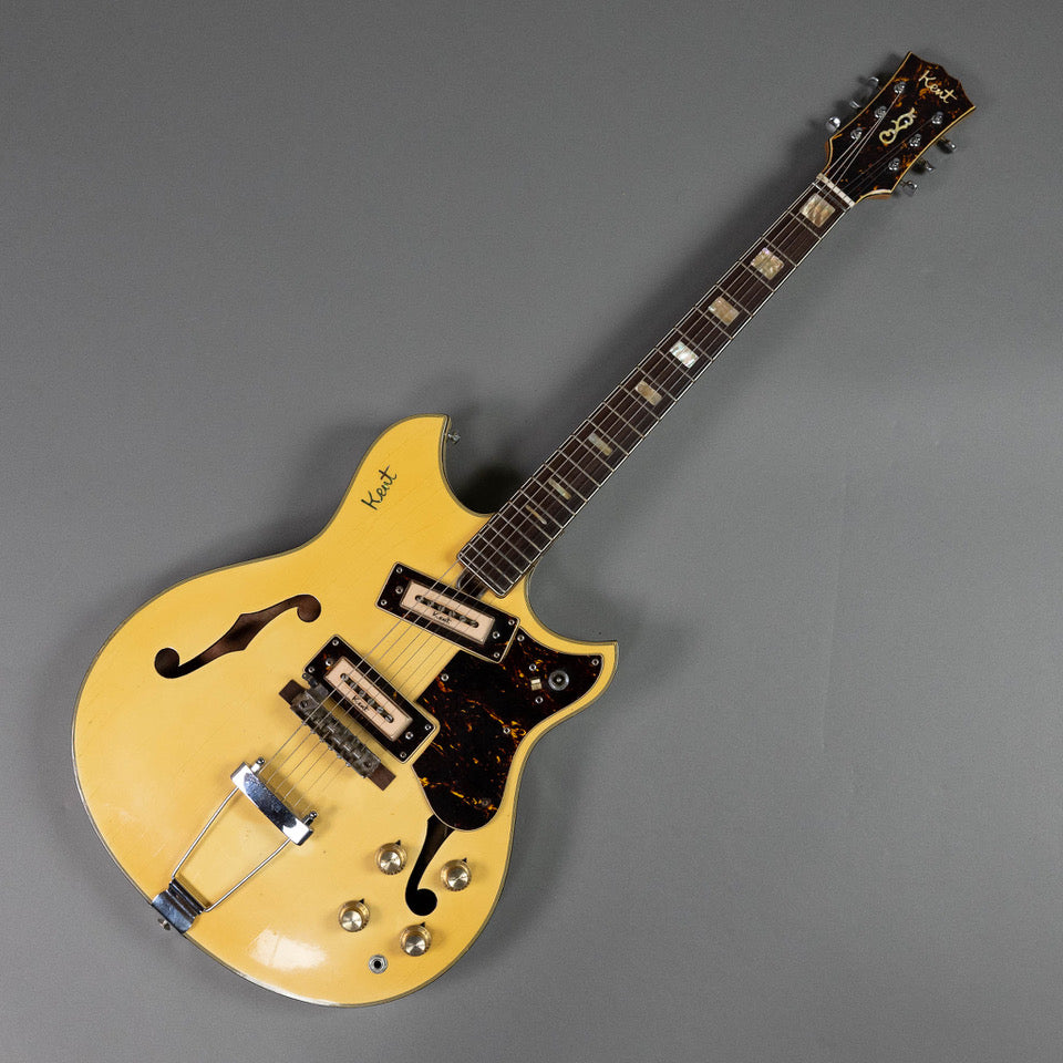 c1960s Kent 820 Semi Hollowbody (Japan, Blonde, HSC)