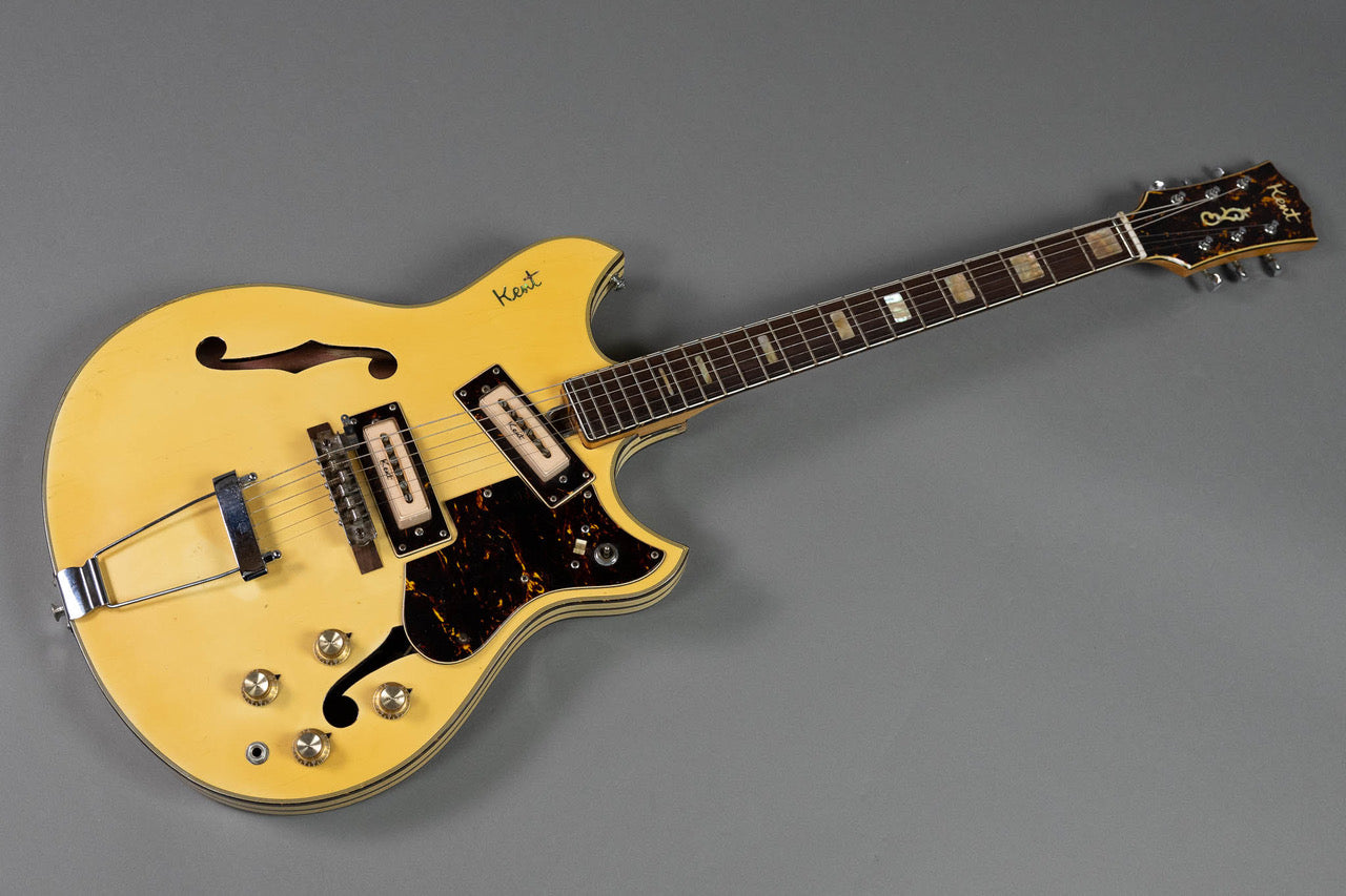 c1960s Kent 820 Semi Hollowbody (Japan, Blonde, HSC)