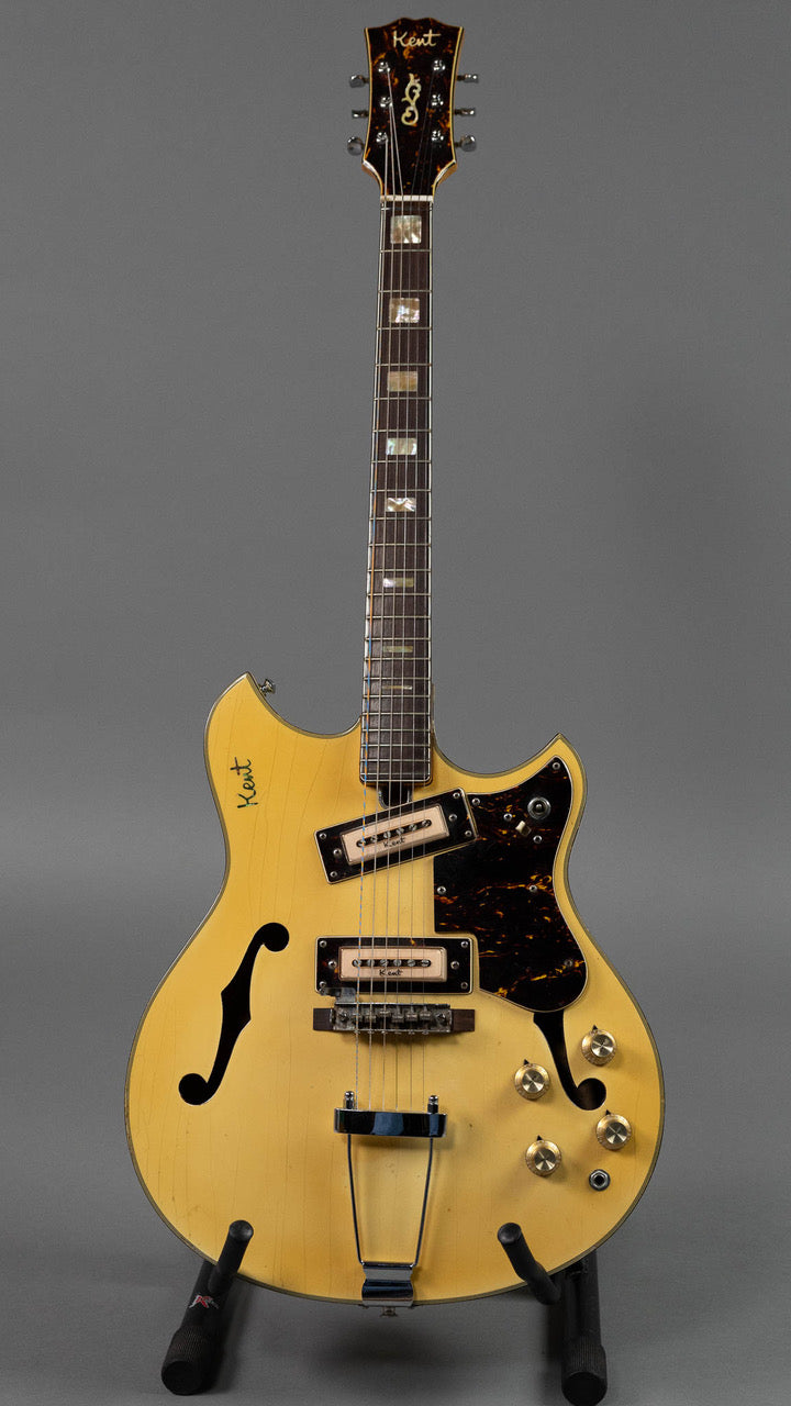 c1960s Kent 820 Semi Hollowbody (Japan, Blonde, HSC)