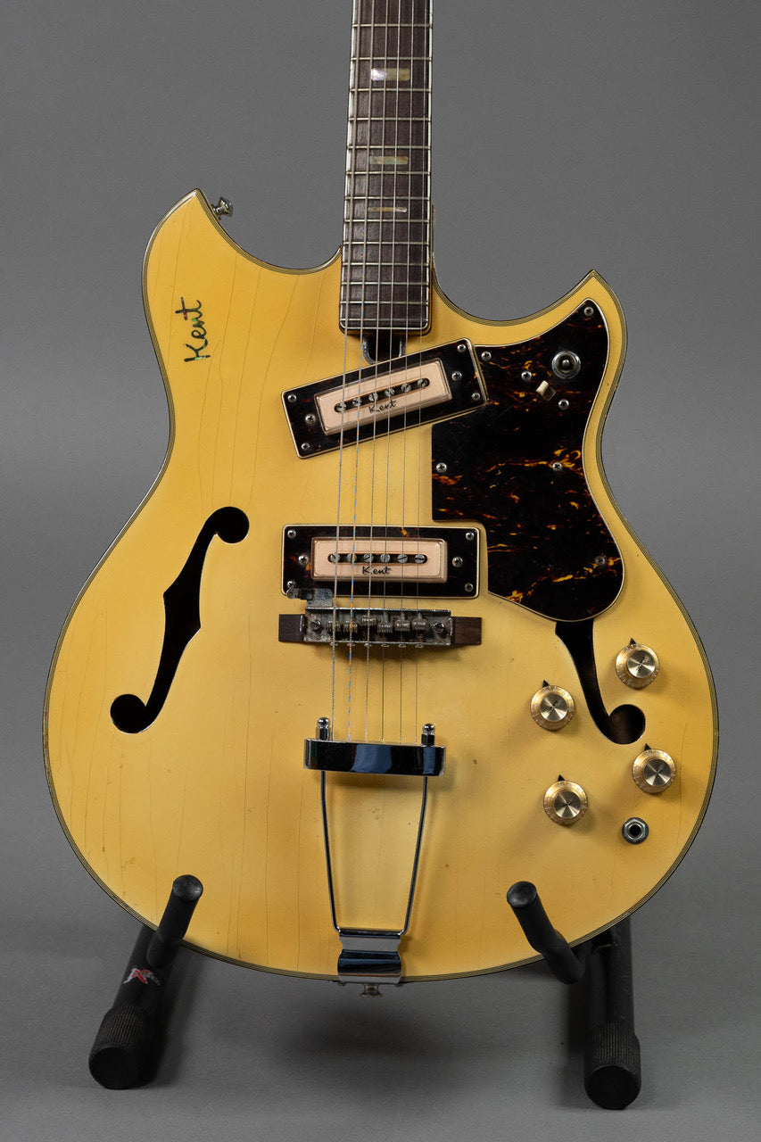 c1960s Kent 820 Semi Hollowbody (Japan, Blonde, HSC)