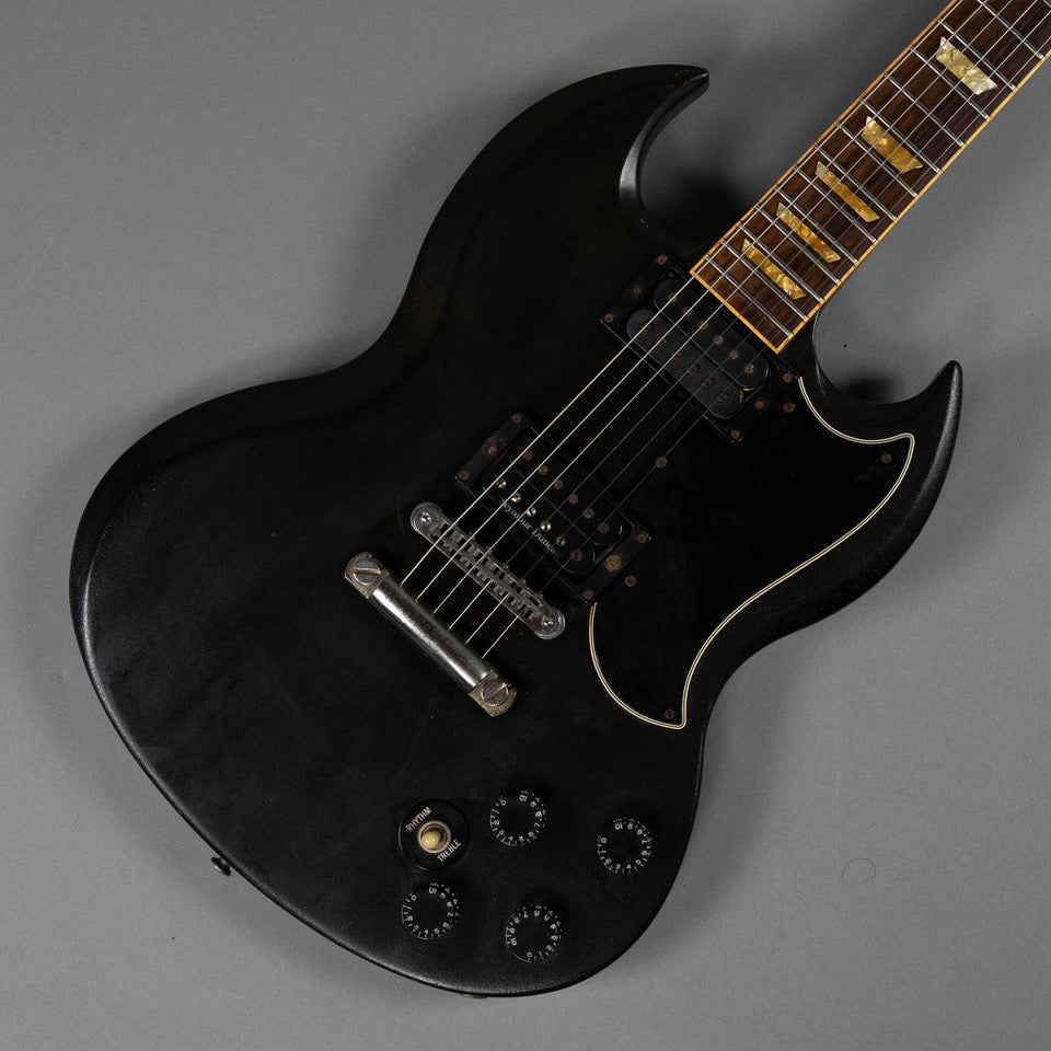 1989 Gibson SG Standard (USA, Black,  Gibson Chainshaw Case)