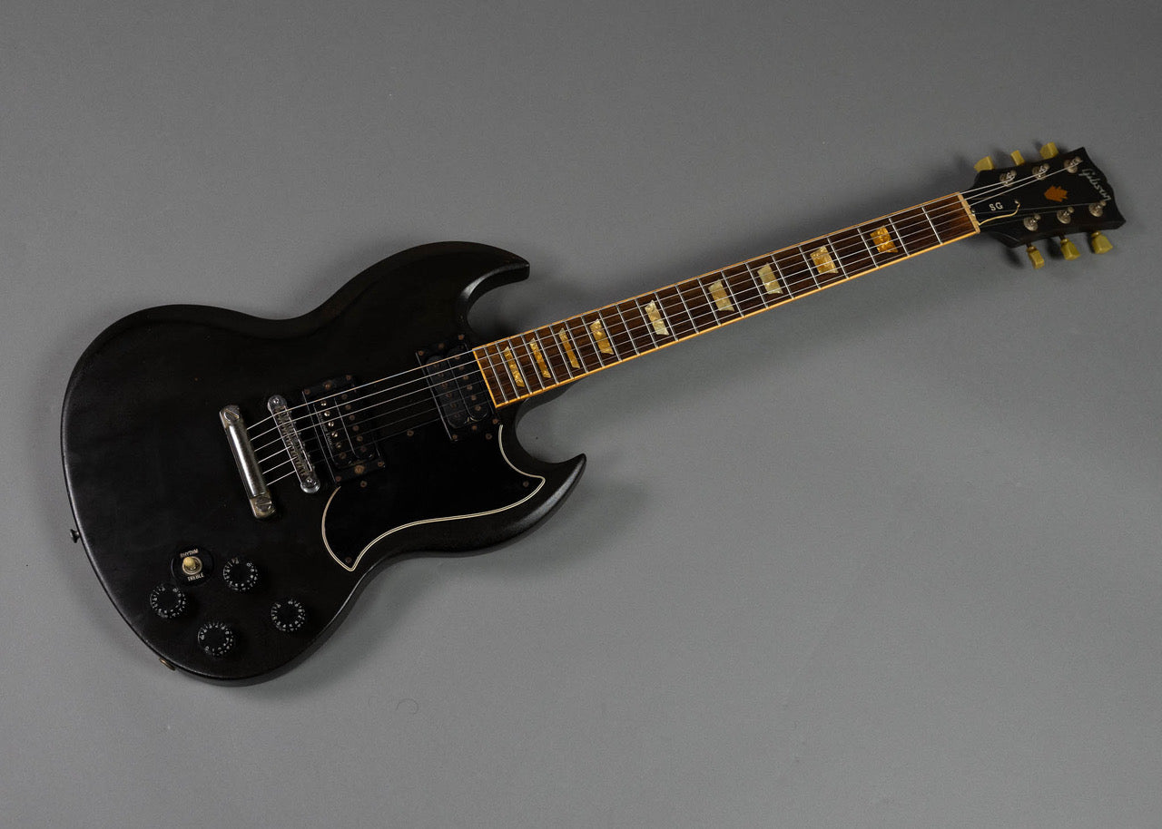 1989 Gibson SG Standard (USA, Black,  Gibson Chainshaw Case)