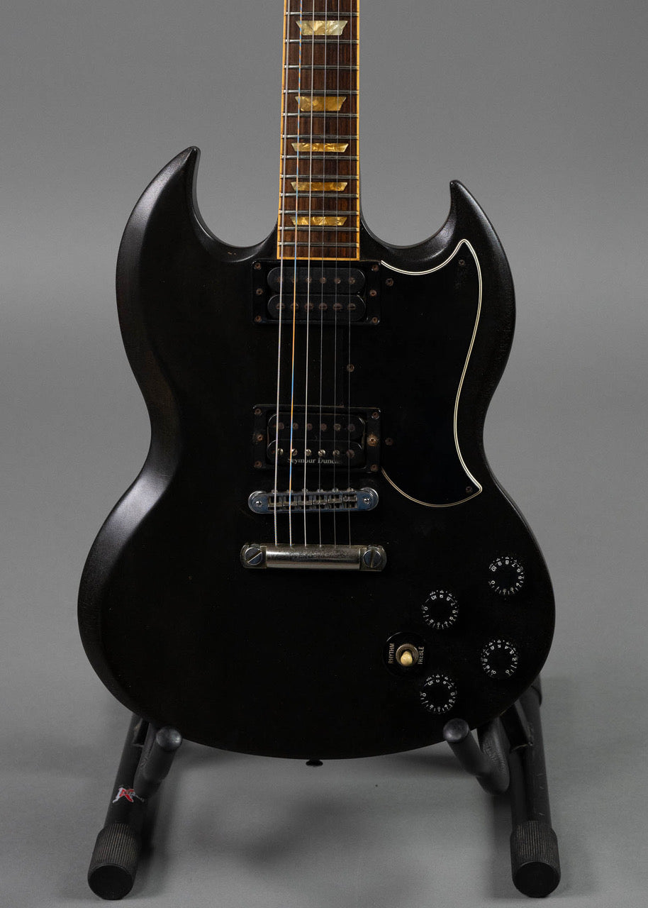 1989 Gibson SG Standard (USA, Black,  Gibson Chainshaw Case)