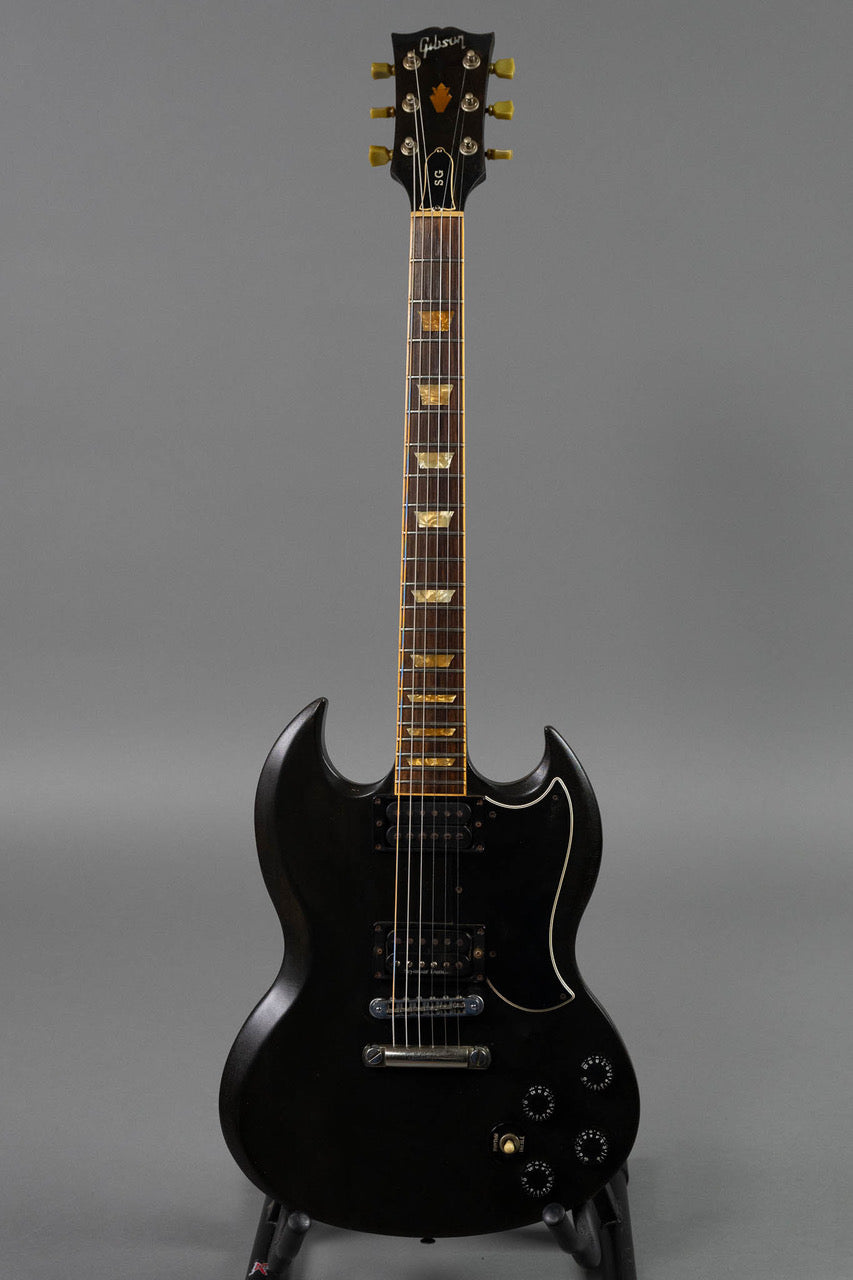 1989 Gibson SG Standard (USA, Black,  Gibson Chainshaw Case)