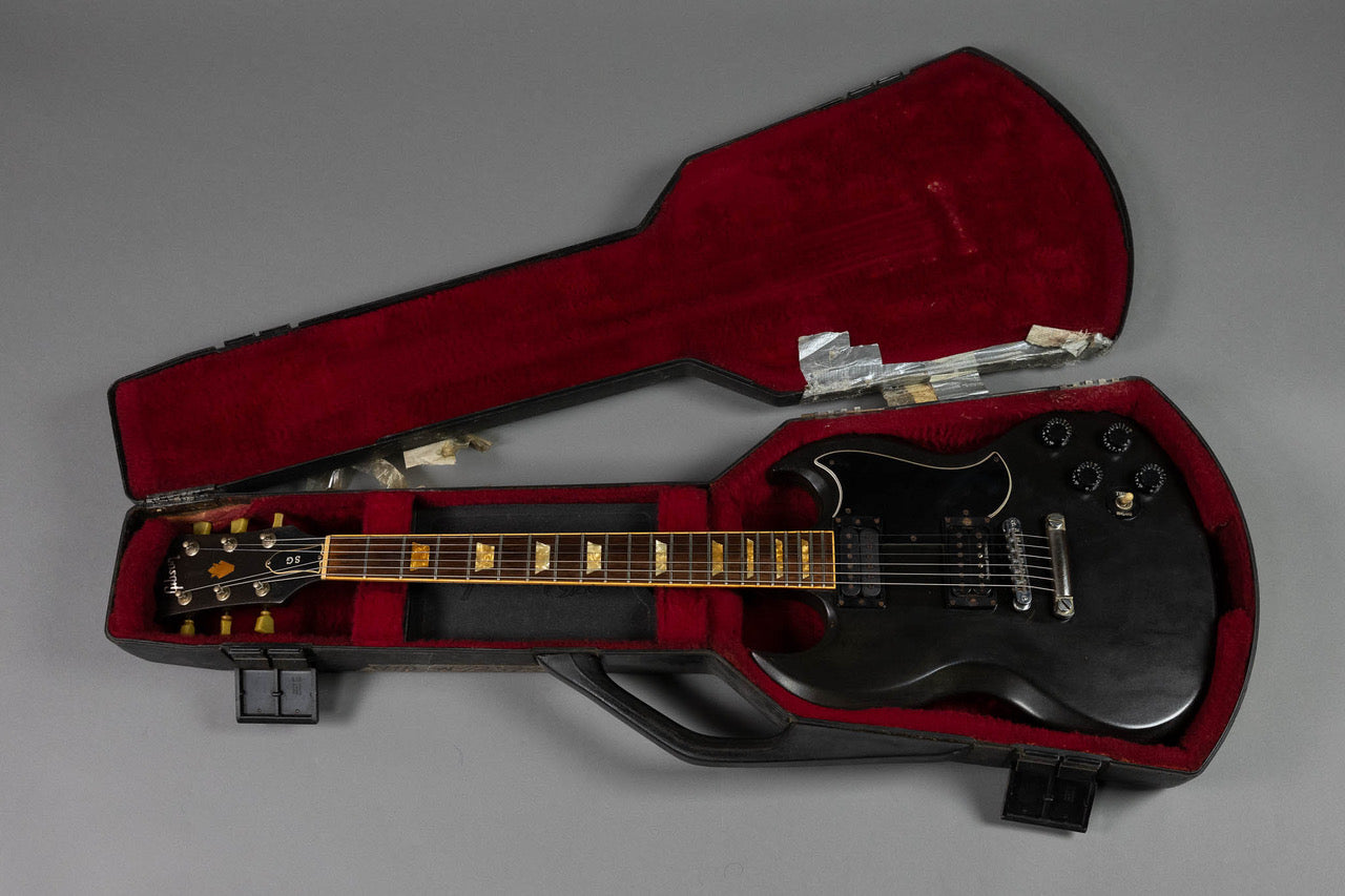 1989 Gibson SG Standard (USA, Black,  Gibson Chainshaw Case)