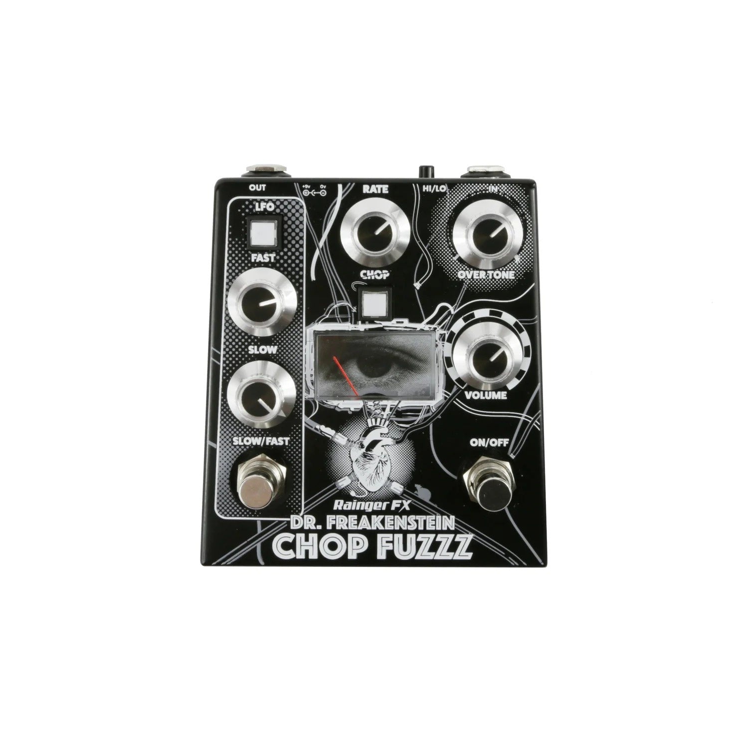 Rainger FX Chop Fuzzz Distortion Pedal (with IGOR)