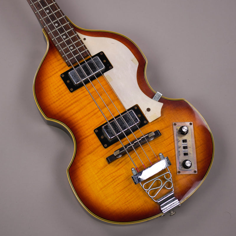 c1980s Mavis Violin Bass (Korea, Sunburst)