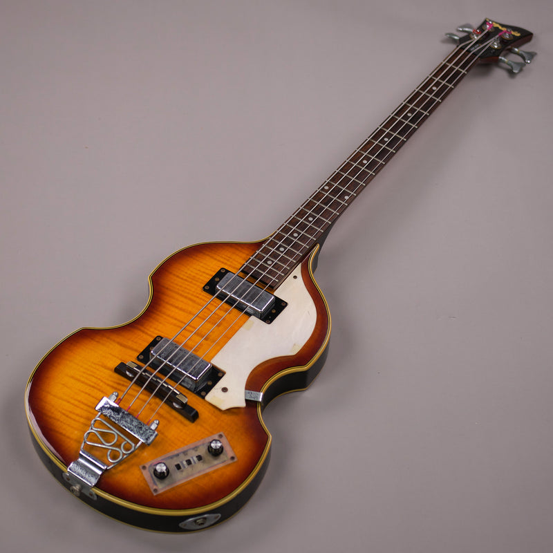 c1980s Mavis Violin Bass (Korea, Sunburst)