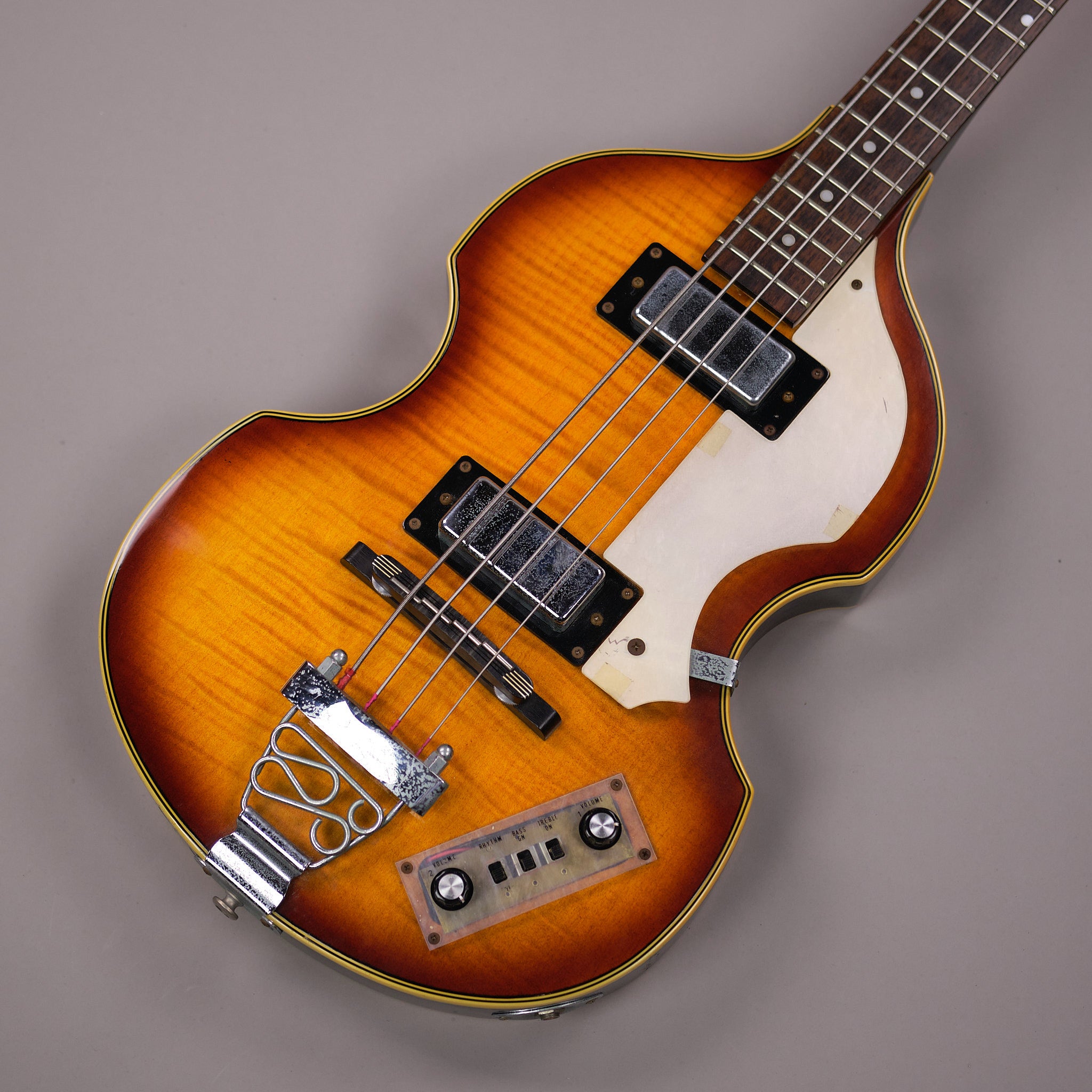 c1980s Mavis Violin Bass (Korea, Sunburst)