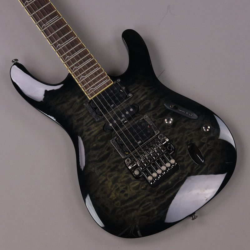 2012 Ibanez S570DXQM S Series (Indonesia, Transparent Grey Burst)