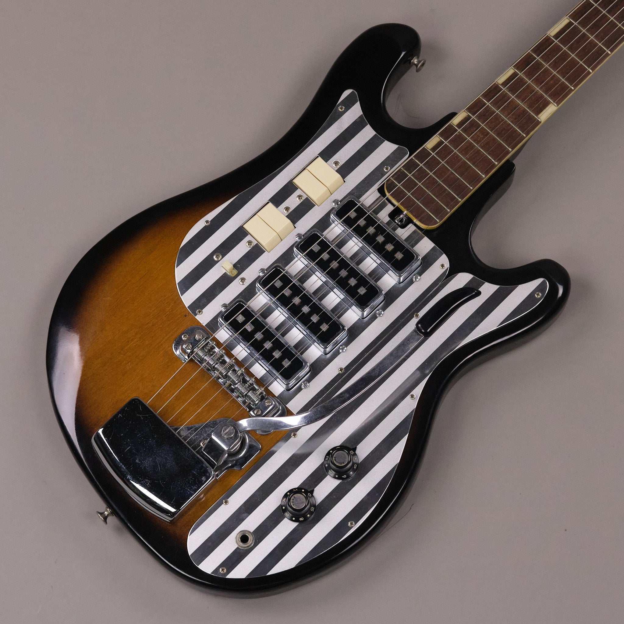 c1960s Teisco WL-4 (Japan, Sunburst, NOS in box)