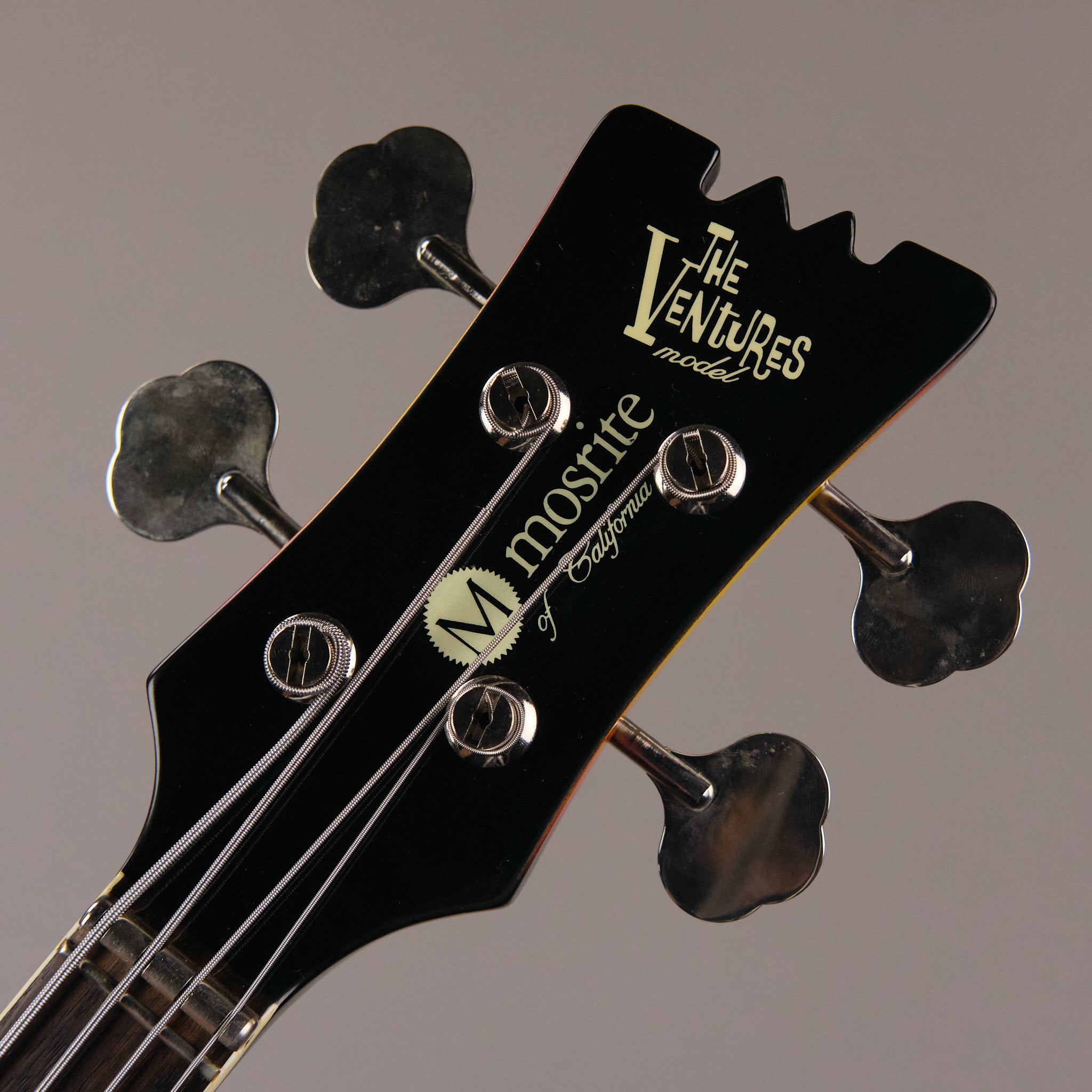 c1990s Mosrite 'The Ventures' 65 Bass (Japan, Sunburst)