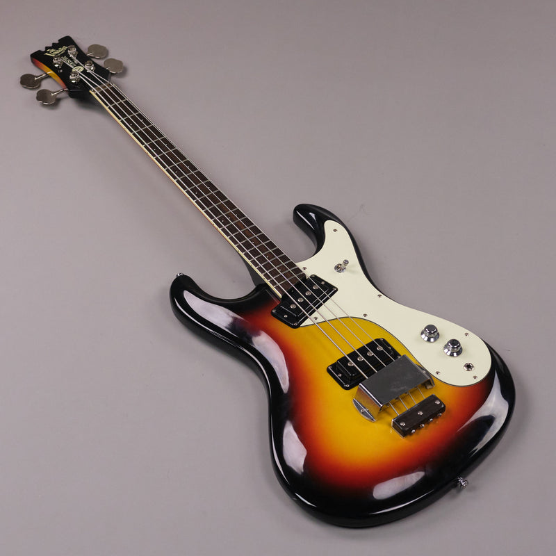 c1990s Mosrite 'The Ventures' 65 Bass (Japan, Sunburst)