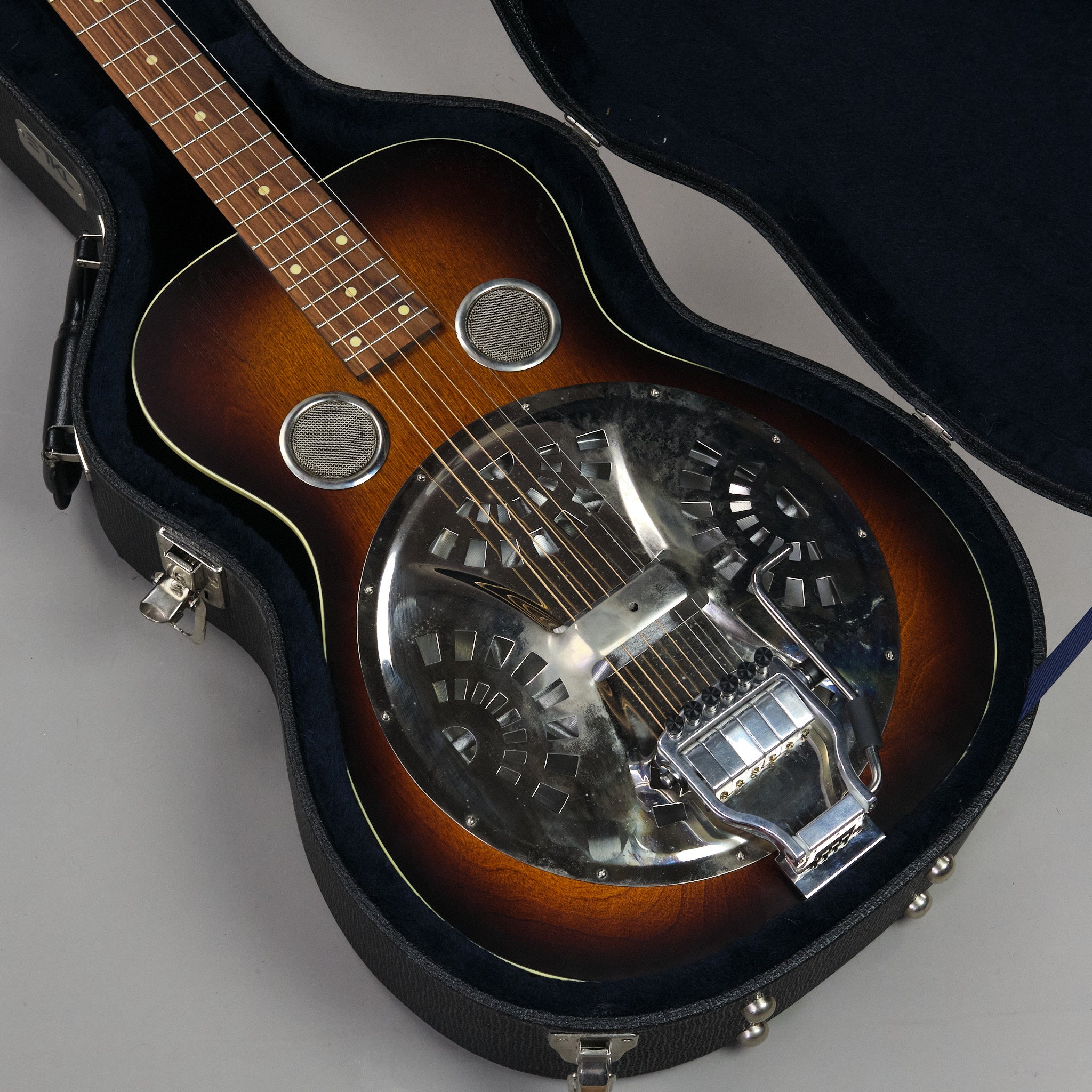 c2020s Beard DecoPhonic Model 37 Squareneck Resonator (USA, Sunburst, OHSC)