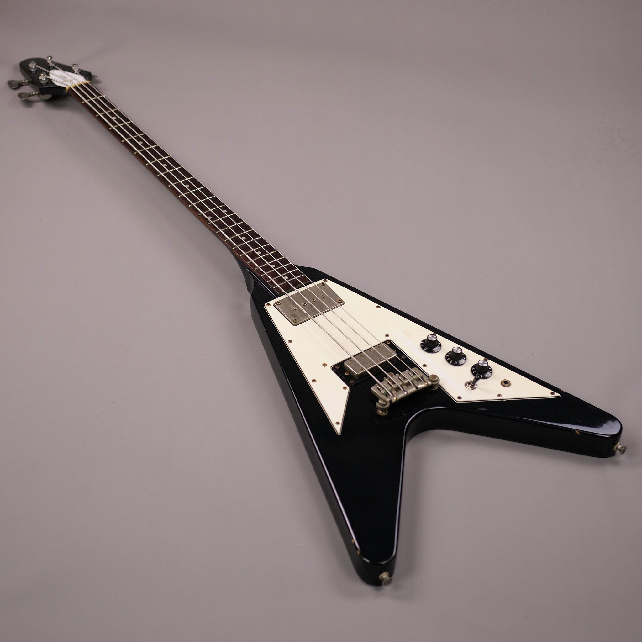 1978 Greco FVB-600 Flying V Bass (Japan, Black)