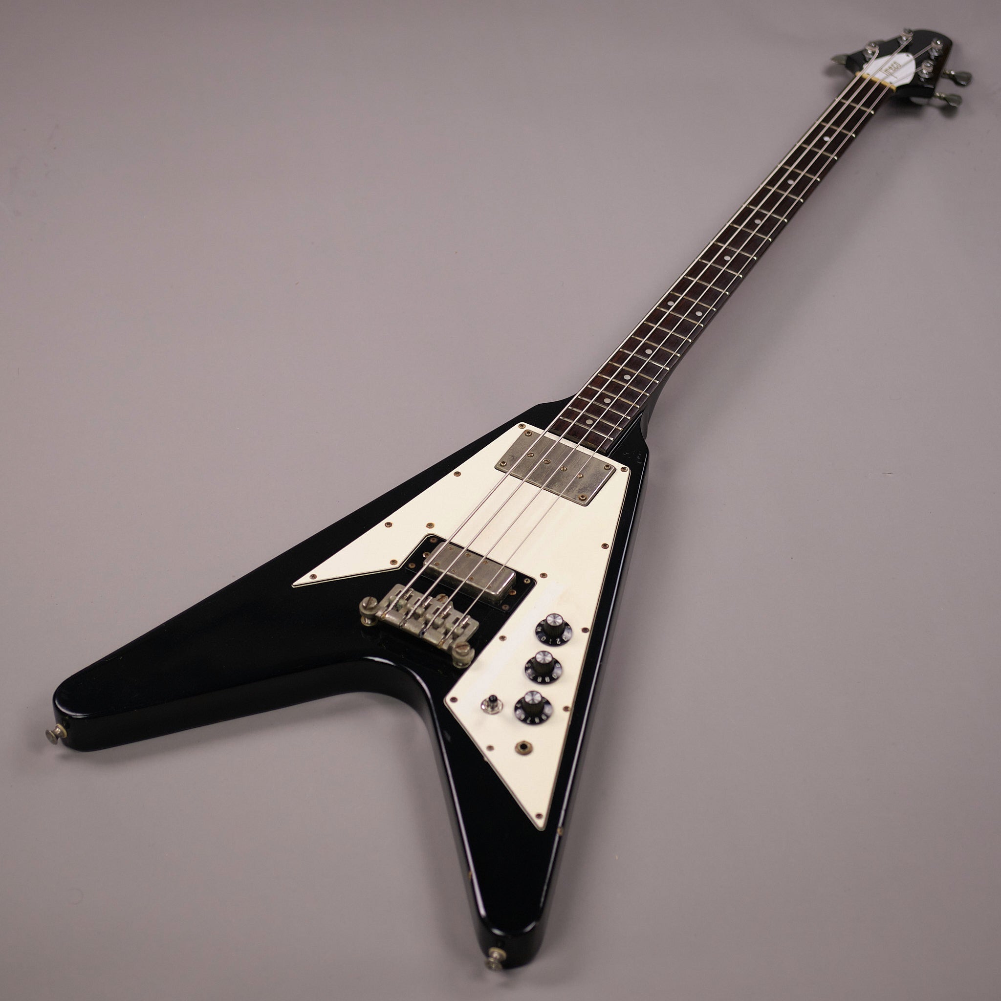 1978 Greco FVB-600 Flying V Bass (Japan, Black)