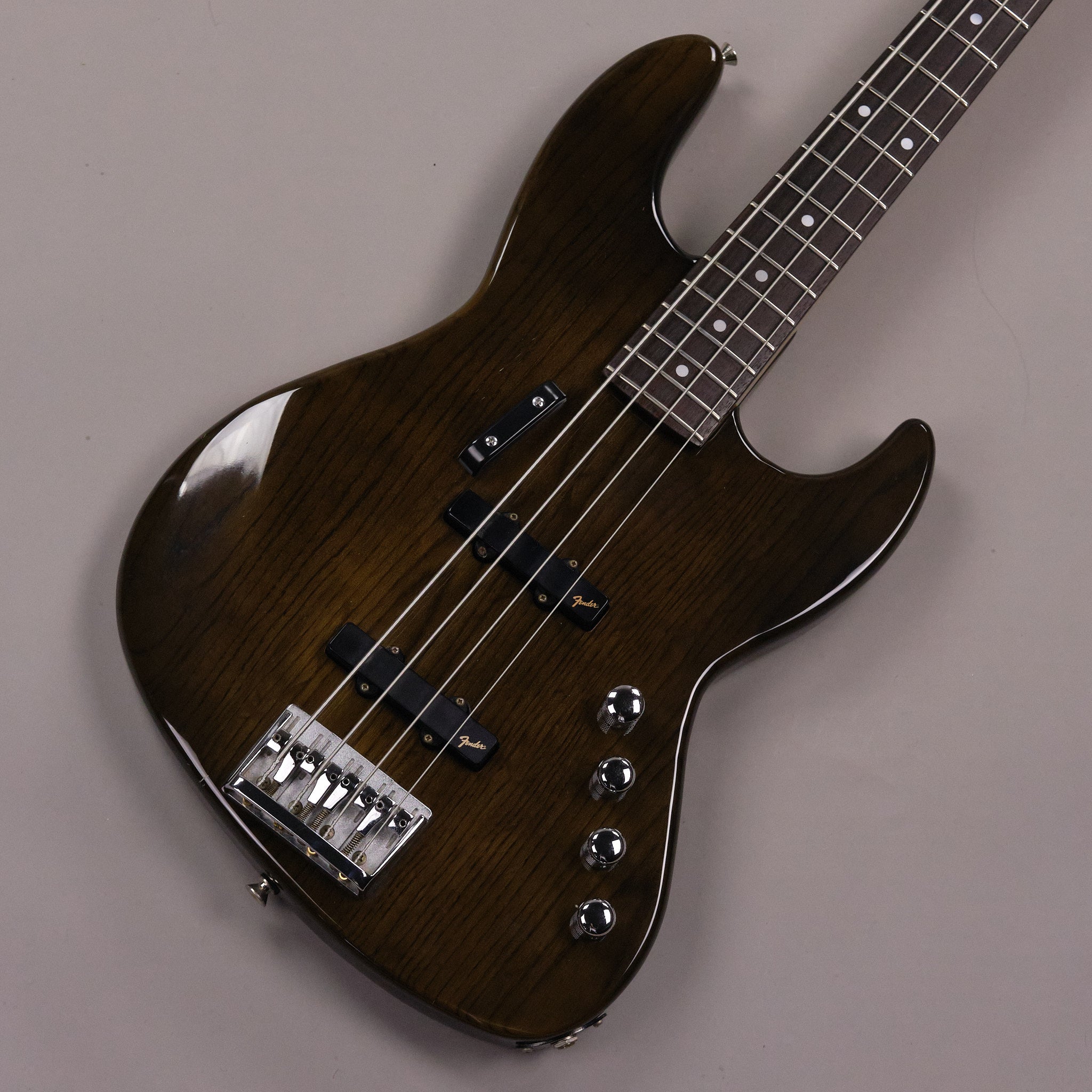 1991 Fender Jazz Bass (Japan, Trans Black)