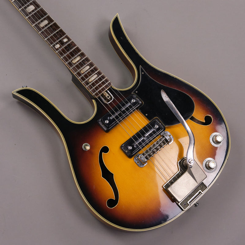 c1970s Teisco Longhorn (Japan, Sunburst)