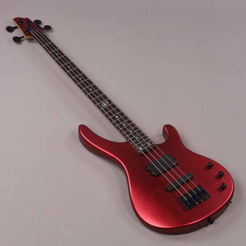 2014 Washburn Custom Shop 'The Hammer' Bass (USA, Sparkle Red, OHSC)