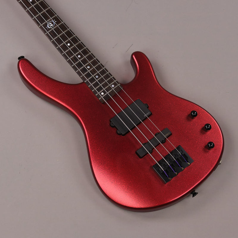2014 Washburn Custom Shop 'The Hammer' Bass (USA, Sparkle Red, OHSC)