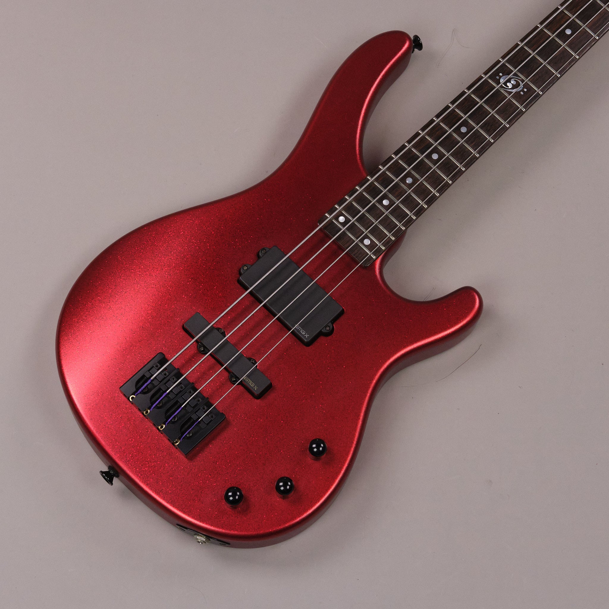 2014 Washburn SHBH1 Custom Shop 'The Hammer' Bass (USA, Sparkle Red, OHSC)