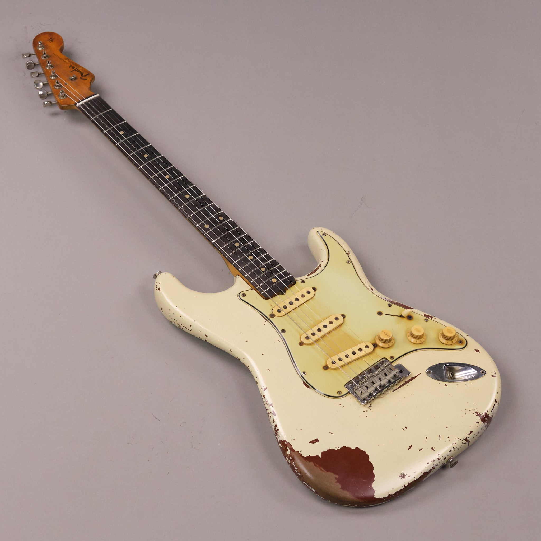 1962 Fender Stratocaster (USA, Olympic White, HSC)