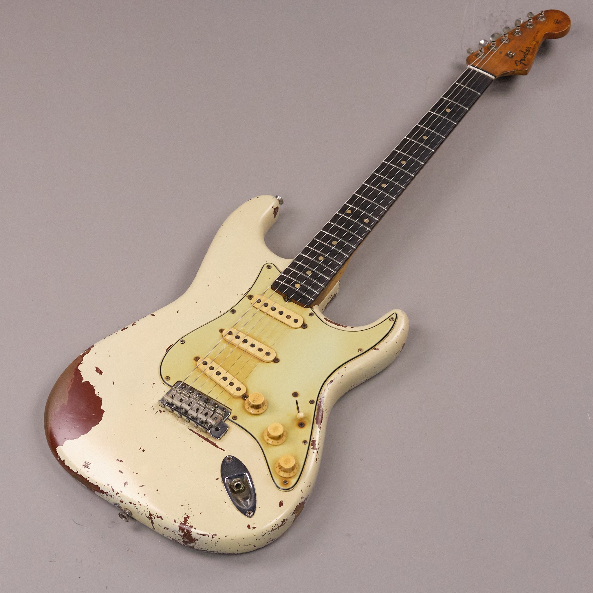 1962 Fender Stratocaster (USA, Olympic White, HSC)