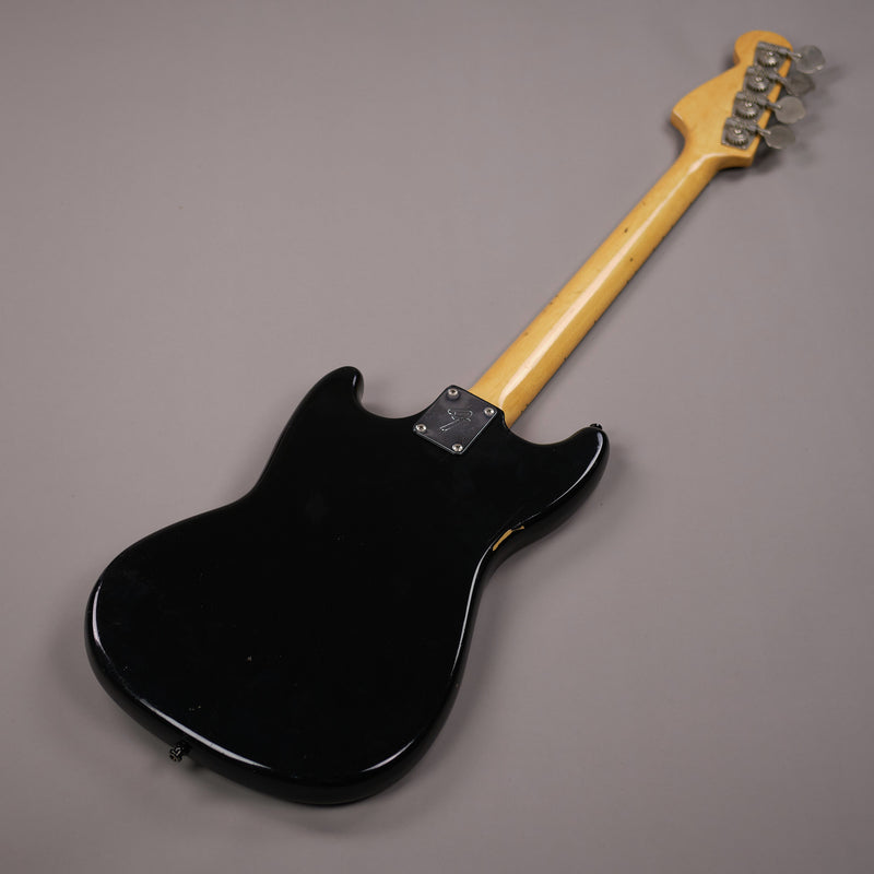 1978 Fender Musicmaster Bass (USA, Black, Fender HSC)