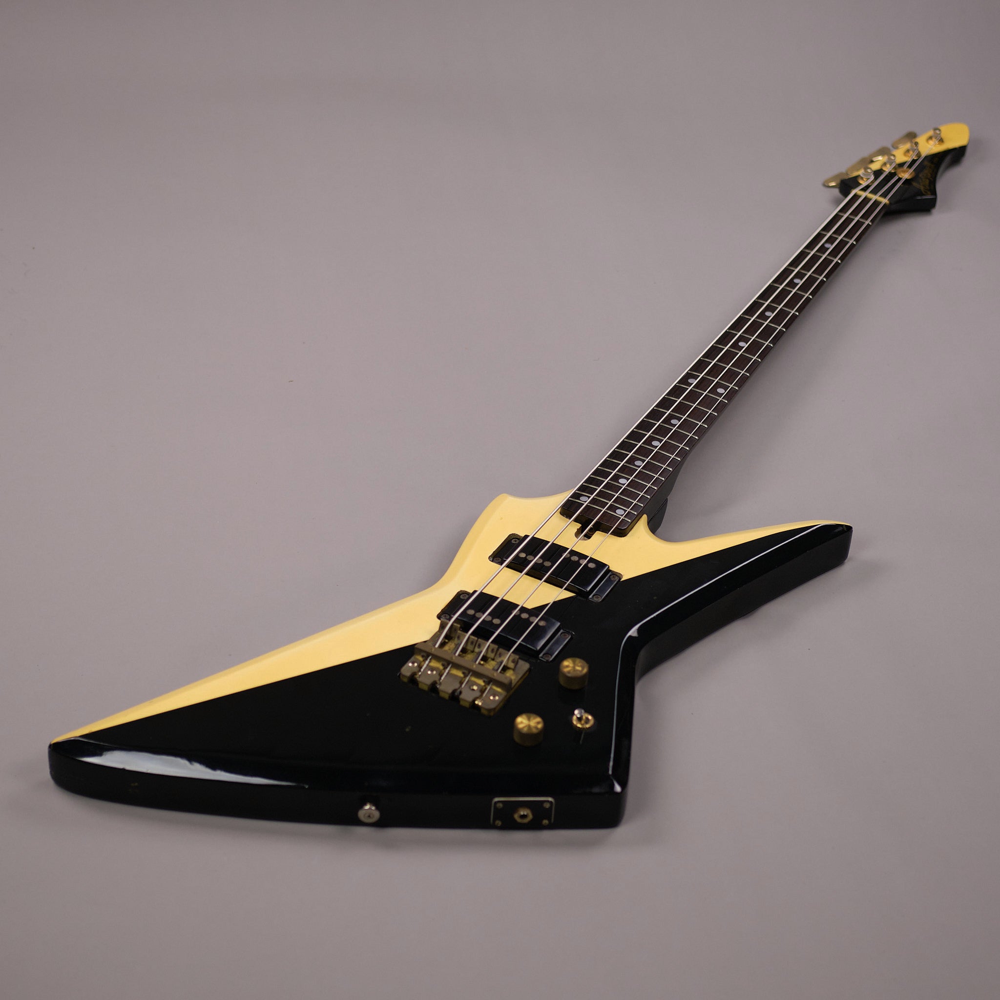 1984 Aria Pro II ZZB Custom Bass (Japan, Black & White)