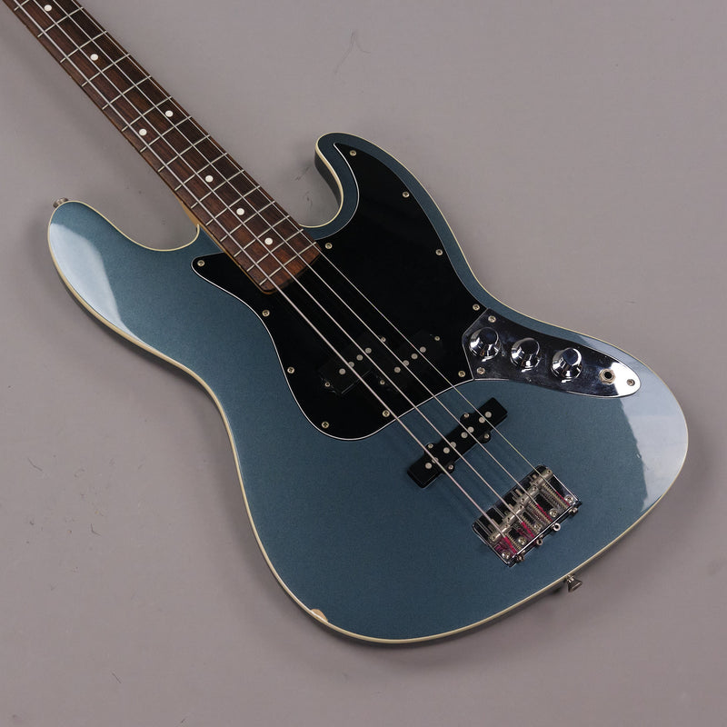 2005 Fender Aerodyne Jazz Bass (Japan, Gun Metal Blue)